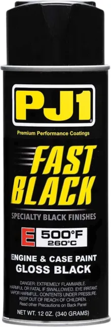 PJ1 motore nero veloce / custodia vernice nera lucida 500 ° F/200 ° C - 16-ENG