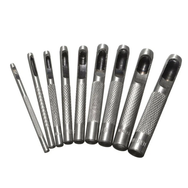 Poinçon Unique Trou Parfait QUARKZMAN Poinçon Creux Pour Cuir De 15 Mm - Outil De Poinçonnage Rond Pour Ceinture En Acier Poincon Cuir