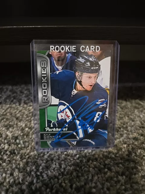 Upper Deck NHL Parkhurst 2016-17 Winnipeg Jets Kyle Connor Signed Rookie Card