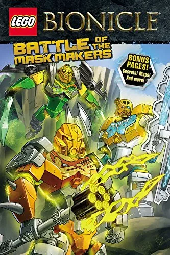 LEGO BIONICLE: BATTLE OF THE MASK MAKERS (GRAPHIC NOVEL *Excellent Condition*