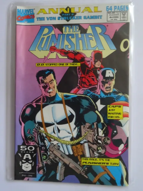 The Punisher Annual #4 NM  Marvel Comics 1991