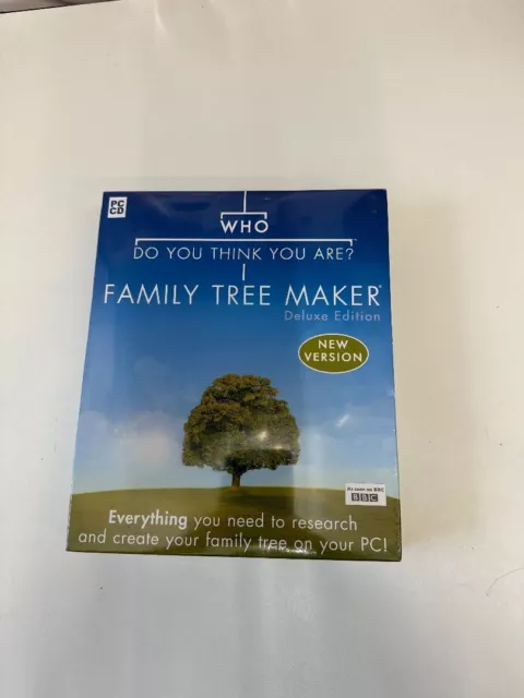 Brand New Who do you think you are family tree maker new version CG E15