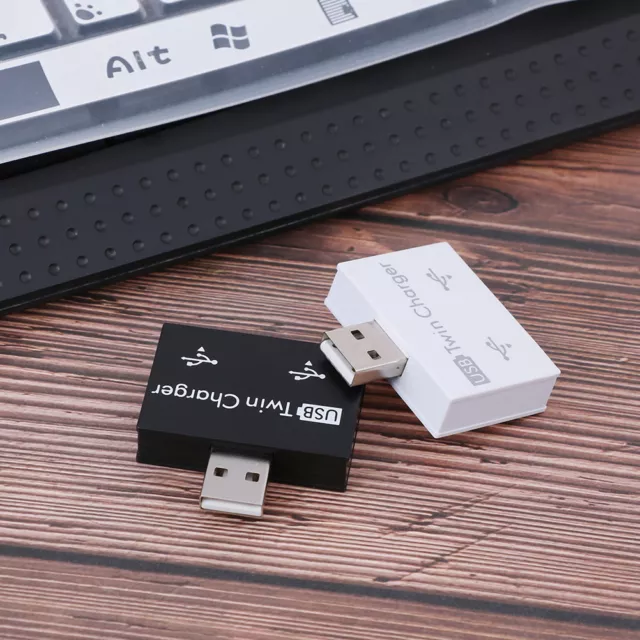 Adaptateur de cordon Hub double répartiteur USB 2.0 mâle 1 à 2 ports