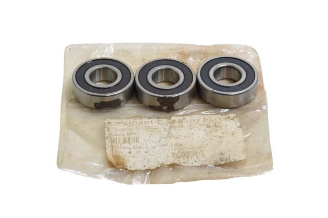 LOT OF 3. TENNANT 46390 BALL BEARING. 1.8504 OD x 0.7874 ID x 0.5512 IN