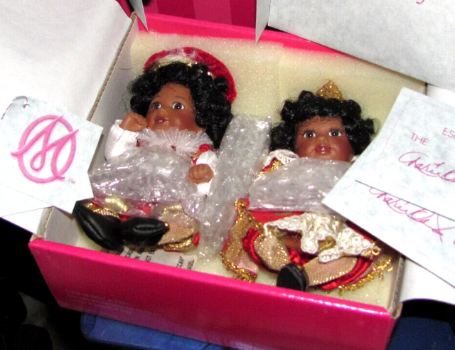 Marie Osmond AA Dolls King & Queen of Hearts Petite Amour Toddler Series ~ MINT!