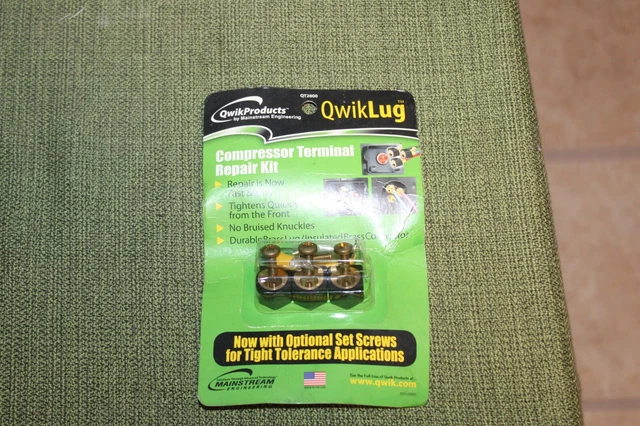 NEW QwikProducts QT2800 QwikLug Compressor Terminal Repair Kit, Lugs Only