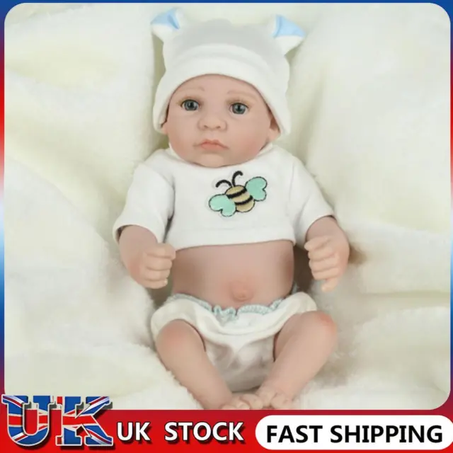 ❀ 28cm Soft Reborn Doll Collection Art Lifelike Reborn Dolls Silicone Appease To