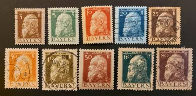 Bayern Stamps 1991 Type 2 Mi#76 To 85 Mh & Used  (G8)