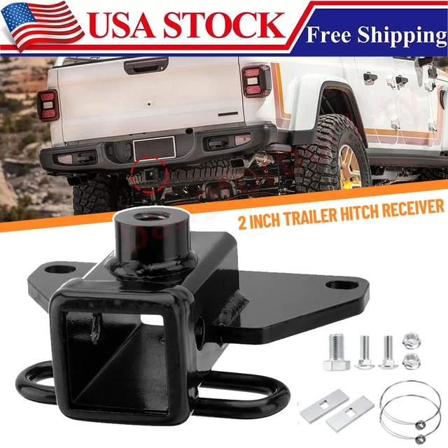 thumbnail image 2 of TAOUS71 Class 3 Trailer Tow Hitch For Jeep Gladiator JT (2020-2025) – 2" Receiver, Steel, Black 2 of 4