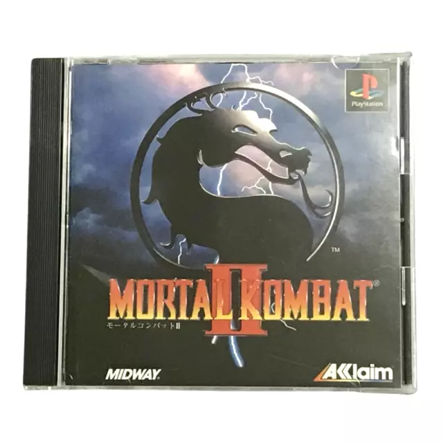 Mortal Kombat 2 II Play Station 1 PS1 Acclaim Sony Game Software
