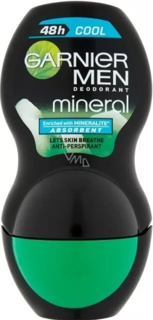 Garnier Herren mineralisch cool Antitranspirant 48h Deodorant aufrollen