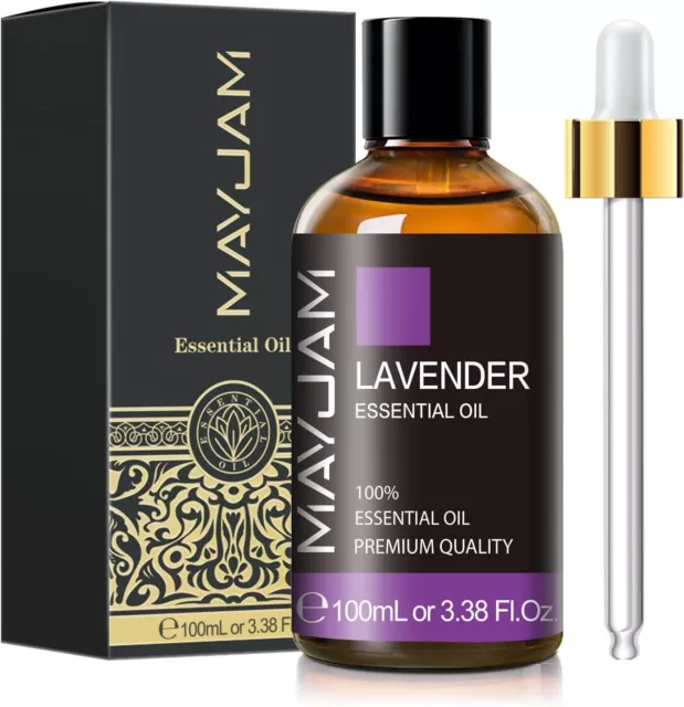 100ml Pure Lavender Essential Oil Fragrance Aromatherapy Therapeutic Diffuser