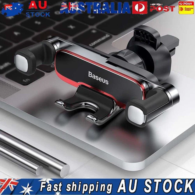 Baseus Car Phone Holder Bracket Metal Gravity Auto Air Vent Cellphone Stand