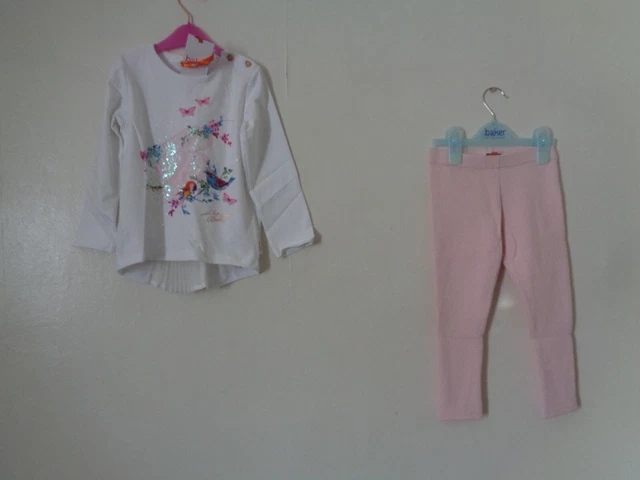 Ted Baker Sequin Top & Leggings Set Age 3-4 Years
