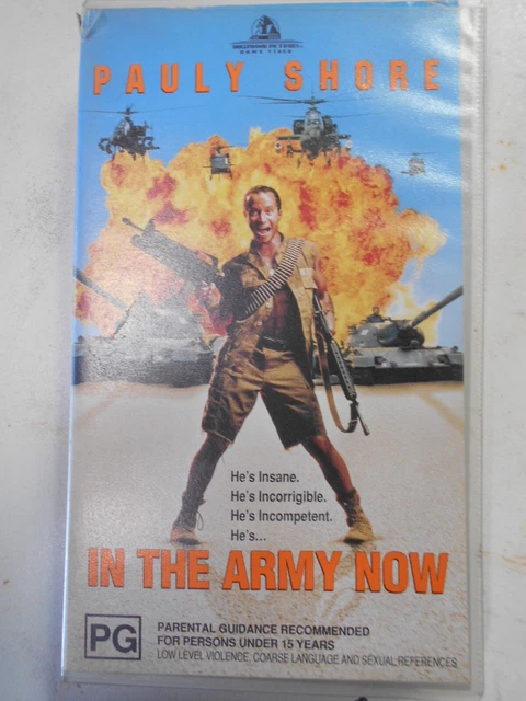 PAULY SHORE IN The Army Now VHS TAPE with Tracked Postage EUR 7,30 ...