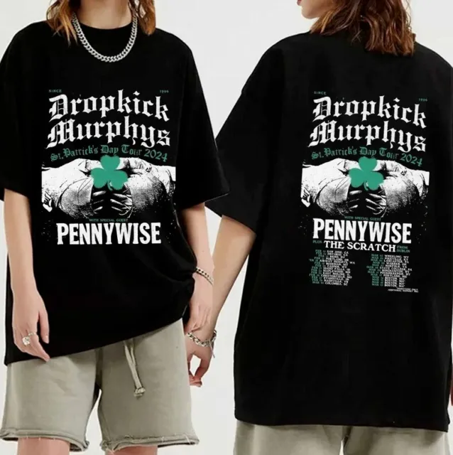 Dropkick Murphys St. Patrick'S Day Tour 2024 Shirt, Dropkick Murphys Band Shirt