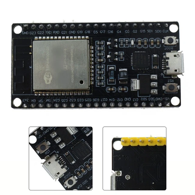 CARTE DE D??VELOPPEMENT compacte ESP32 ESP32S ESP3238PIN avec antenne ...