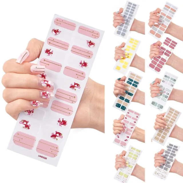 LOT DE 2 Planches de Stickers pour Ongles AU CHOIX Patch nails art 24  stickers EUR 3,99 - PicClick FR