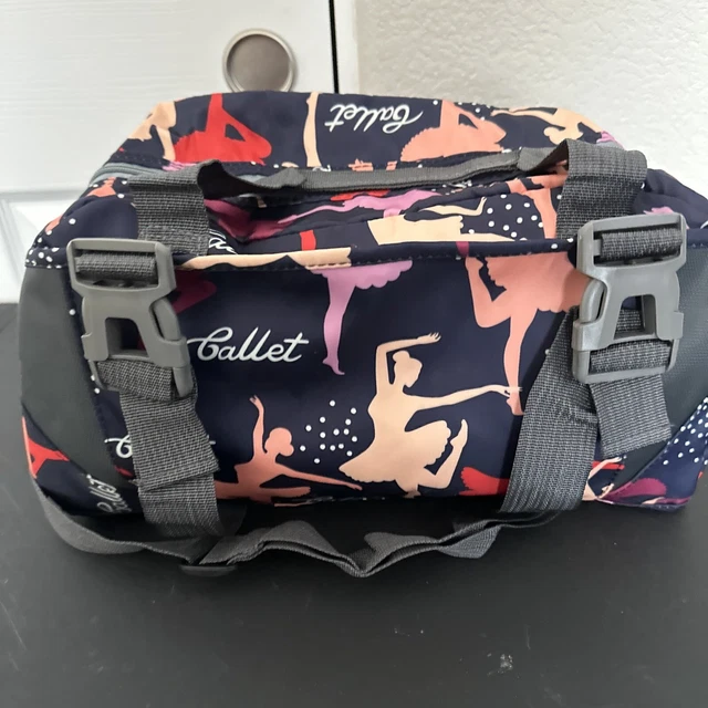 Girls Ballet Dance Bag Teens Sports Gym Gymnastics Bag with Shoe Compartment