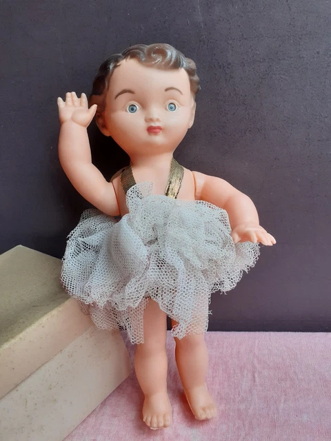 Poupée Bella J/610 TBE En Boîte D'origine, 1958-60, 45 Cm, Bisque, Avec Shampooing Et Médaille