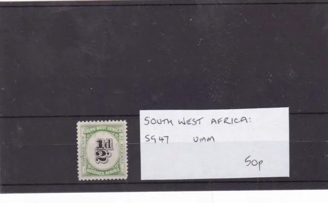 south  west africa postage due mnh stamp  Ref 9280