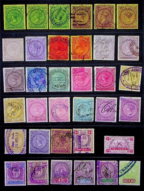 CAPE OF GOOD HOPE: Used Revenues - Ex-Old Time Collection - Album Page (68075)