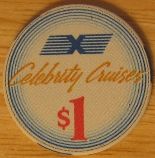 Celebrity Cruises $1 Casino Poker Chip