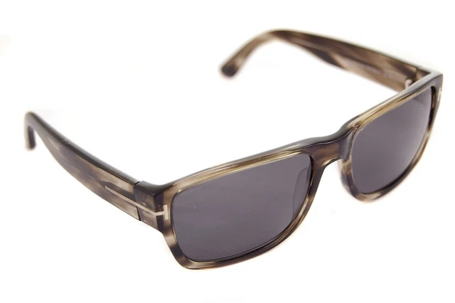 Lunettes De Soleil Tom Ford Eliott TF335 56K – Marron Havane, Verres Verts, Italie