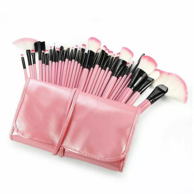 Professional Makeup Brush Set Foundation Blusher Cosmetic Make-up Brushes Case 2