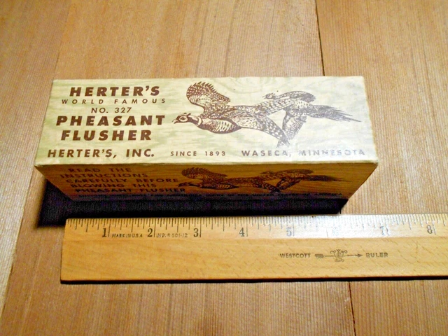 Herter’s 327 Flusher Bird Call - Box, Paperwork only Vintage