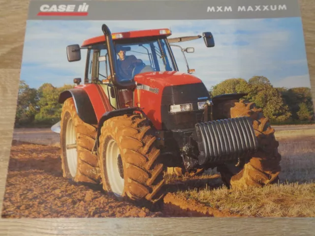 Tracteur - Brochure - Catalogue - Prospectus - Case - Mxm Maxxum