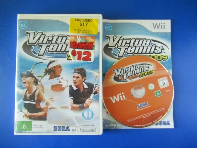 Virtua Tennis 2009 - Nintendo Wii Games PAL AUS