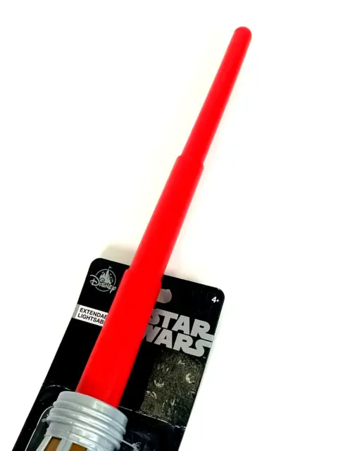New Disney Parks Star Wars Red Extendable Jedi Training Academy Lightsaber
