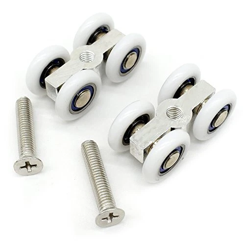 Roulette Porte Roulette de Douche Roue de Porte Coulissante de 23mm Porte a Roulette Roulettes