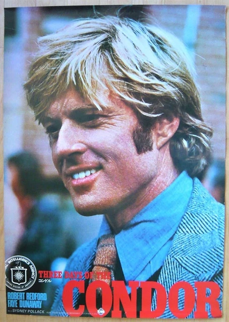 CONDOR 1975 THREE Days Of The Condor B2 Movie Poster Robert Redford Fay condor-1975-three-days-of-the-condor-b2-movie-poster-robert-redford-fay