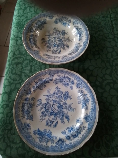 Anciennes assiettes à dessert mois de l'année | Selency