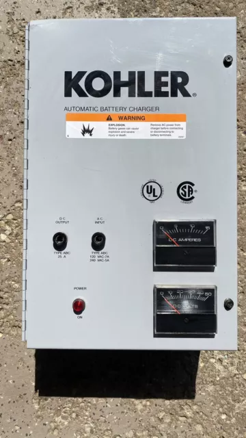 Kohler  D-292685 Power System Battery Charger Ac Input 120/240V Read Full Desc