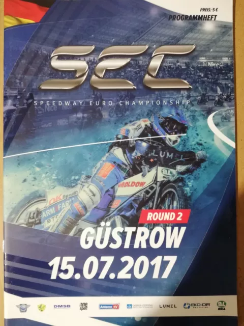 2017 FIME SEC Speedway European Championship  round 2 programme Gustrow