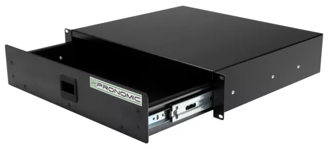 B-WARE Rack Schublade 2HE 19" Snaplock Auszug DJ PA Studio Mixer PC Rack Case