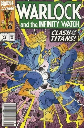 Warlock and the Infinity Watch #10 Marvel Comics Newsstand November 1992 (FN)