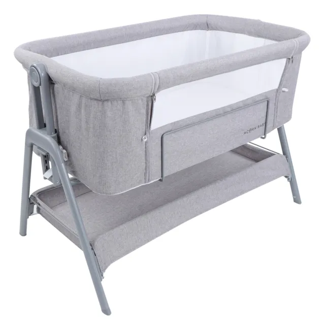 Acorn Baby Bassinet - Adjustable Cosleeping Baby Bed with Travel Case