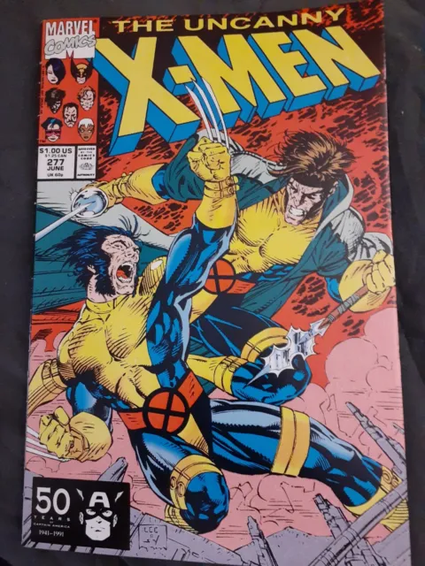 Uncanny X-Men 277 (June 1991) vol 1 written by Chris Claremont art by Jim Lee