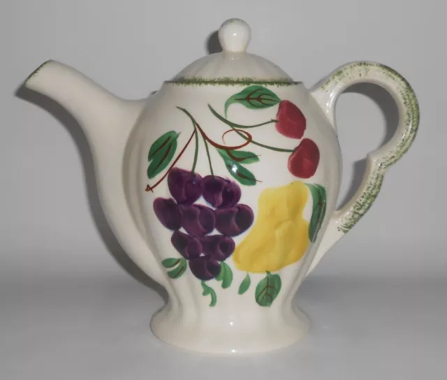 Blue Ridge Pottery Fruit Fantasy Large Coffee Pot 3