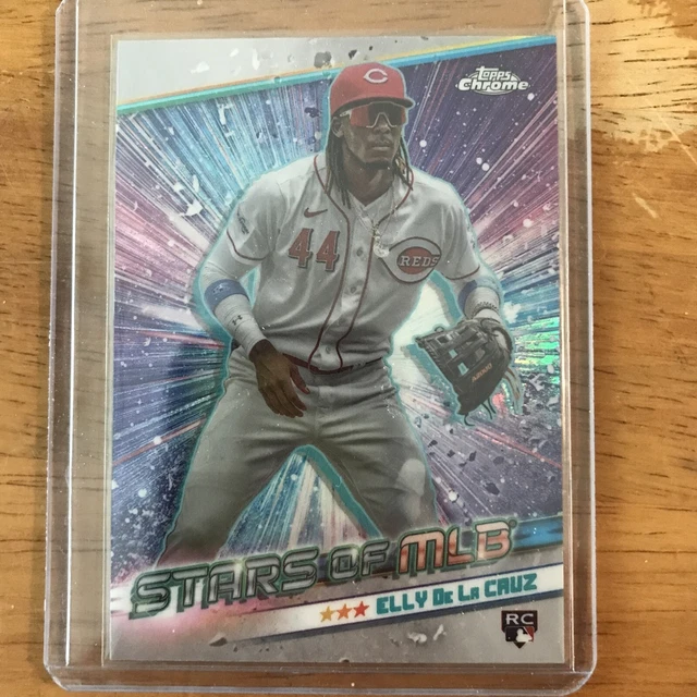 ELLY DE LA CRUZ 2024 Topps Chrome Series 1 Stars of MLB recrue RC 