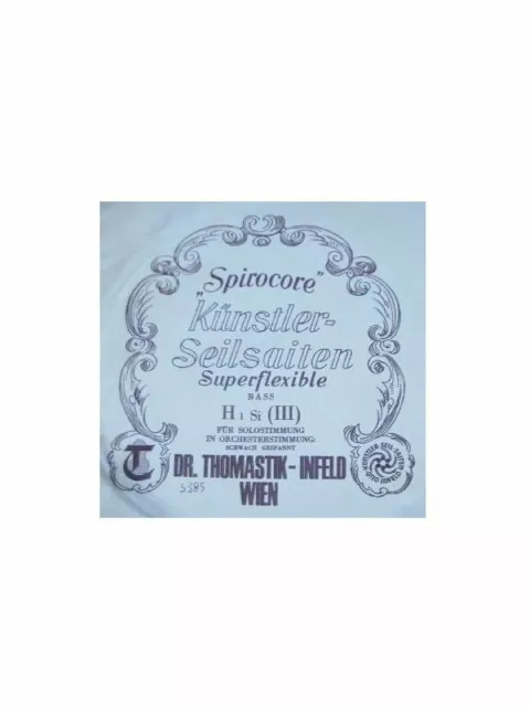 THOMASTIK S38S Spirocore Corde Pour Contrebasse Si 3°