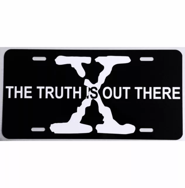 X-files Inspired THE TRUTH IS OUT THERE car tag license plate!