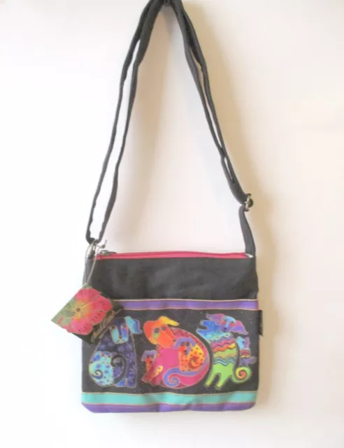 Laurel Burch - Medium Crossbody - Dogs and Doggies - NWT