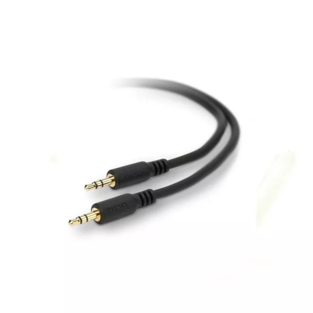 Belkin Cable Audio Aux 3.5Mm To 3.5Mm Car Stereo Speaker 1.8M Black F8V203Tt06