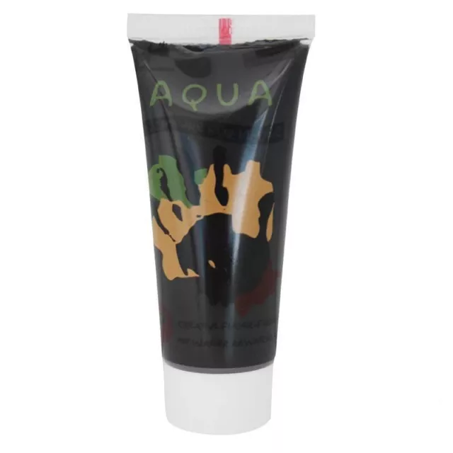 Aqua Make-up 40ml schwarz Karneval Halloween Schminke Wasserschminke Fasching