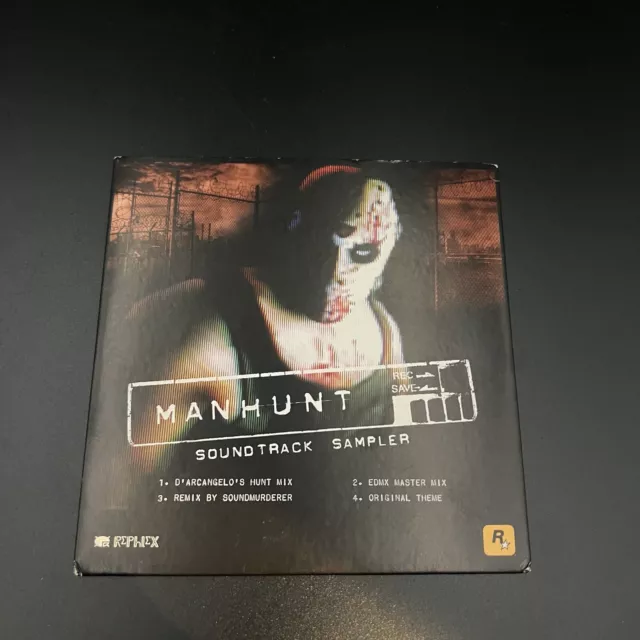 Manhunt Soundtrack Sampler Ultra Rare Rockstar Collector's Item VGC